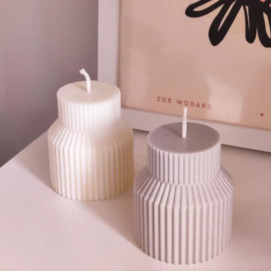 Rose & Lee Co Austin Pillar Candle, Nude Tones/Scented unknown