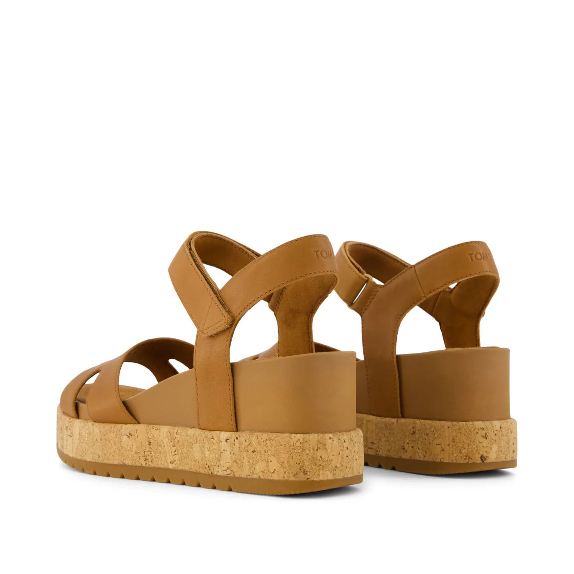Rose & Lee Co Alana Wedge Sandal, Brown Leather Accessories