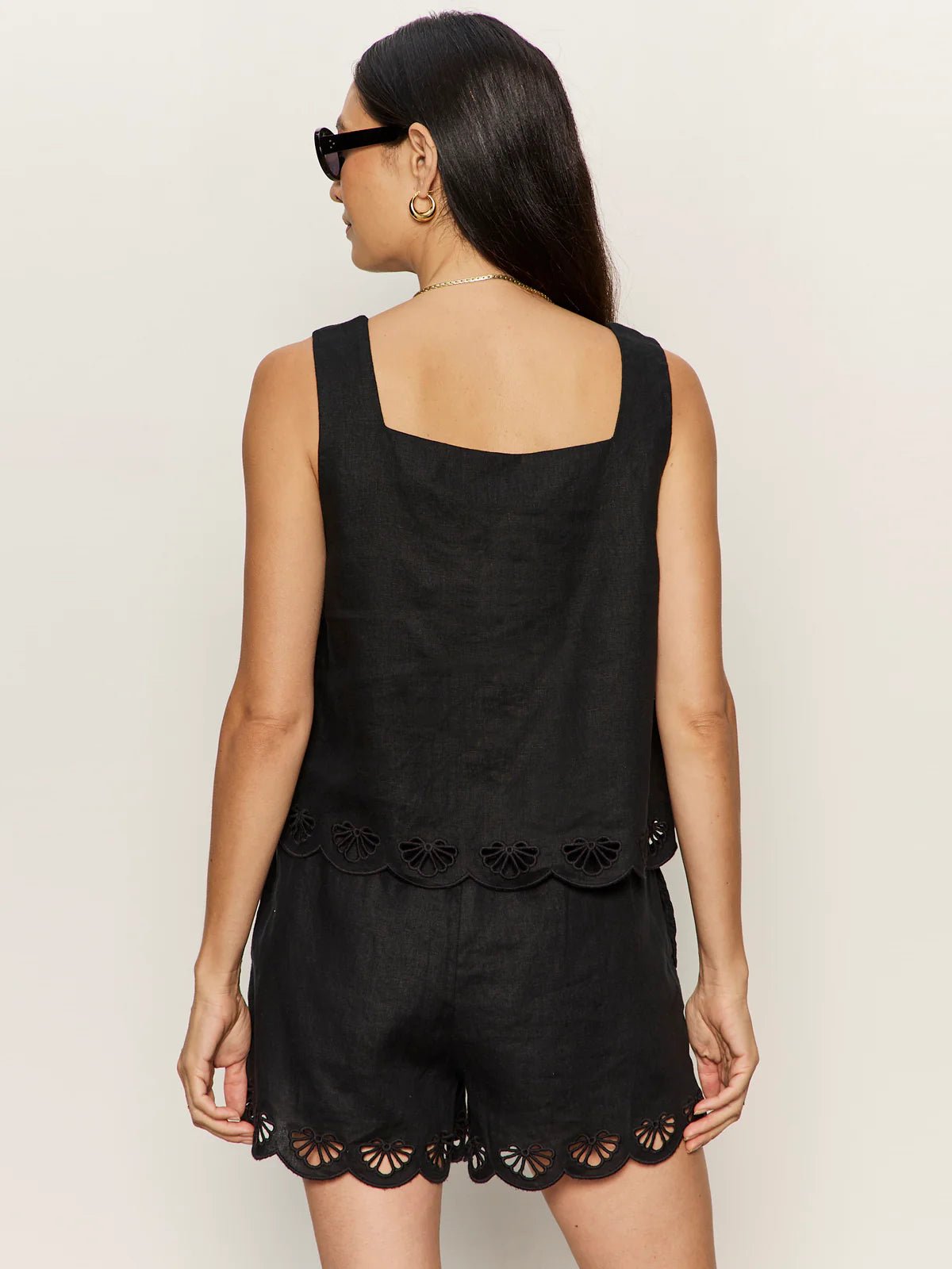 Rose & Lee Co Almost There Tank, Black by Sanctuary Tanks