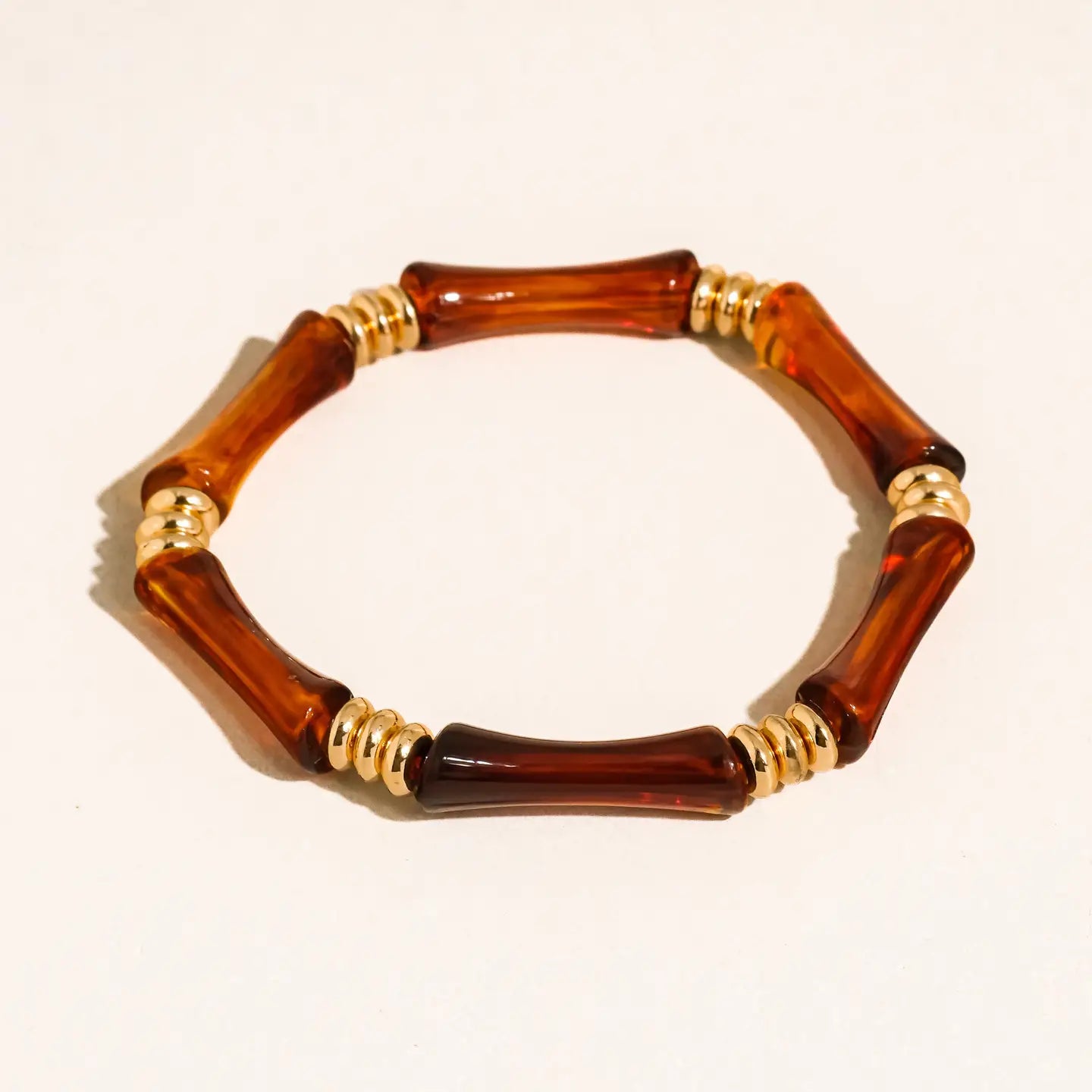 Rose & Lee Co Alun Bamboo Bangles, 18k Gold Bracelets