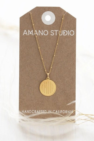 Rose & Lee Co Amour Medallion Necklace Necklaces