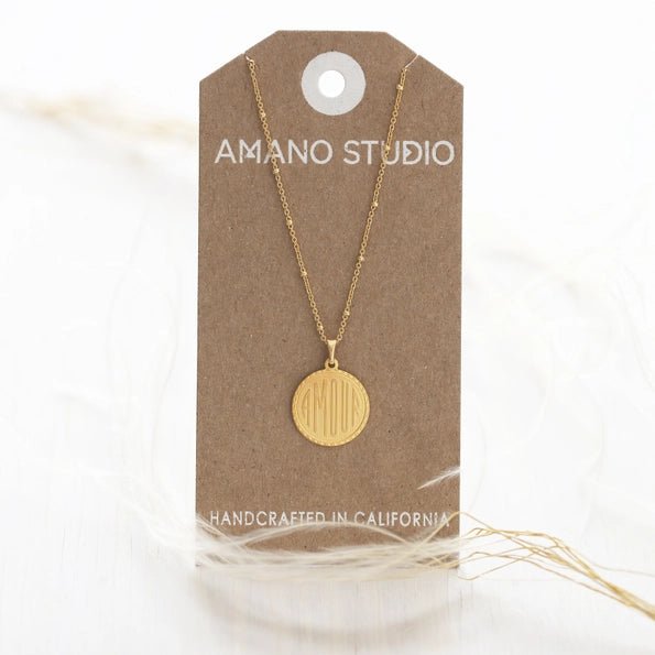 Rose & Lee Co Amour Medallion Necklace Necklaces