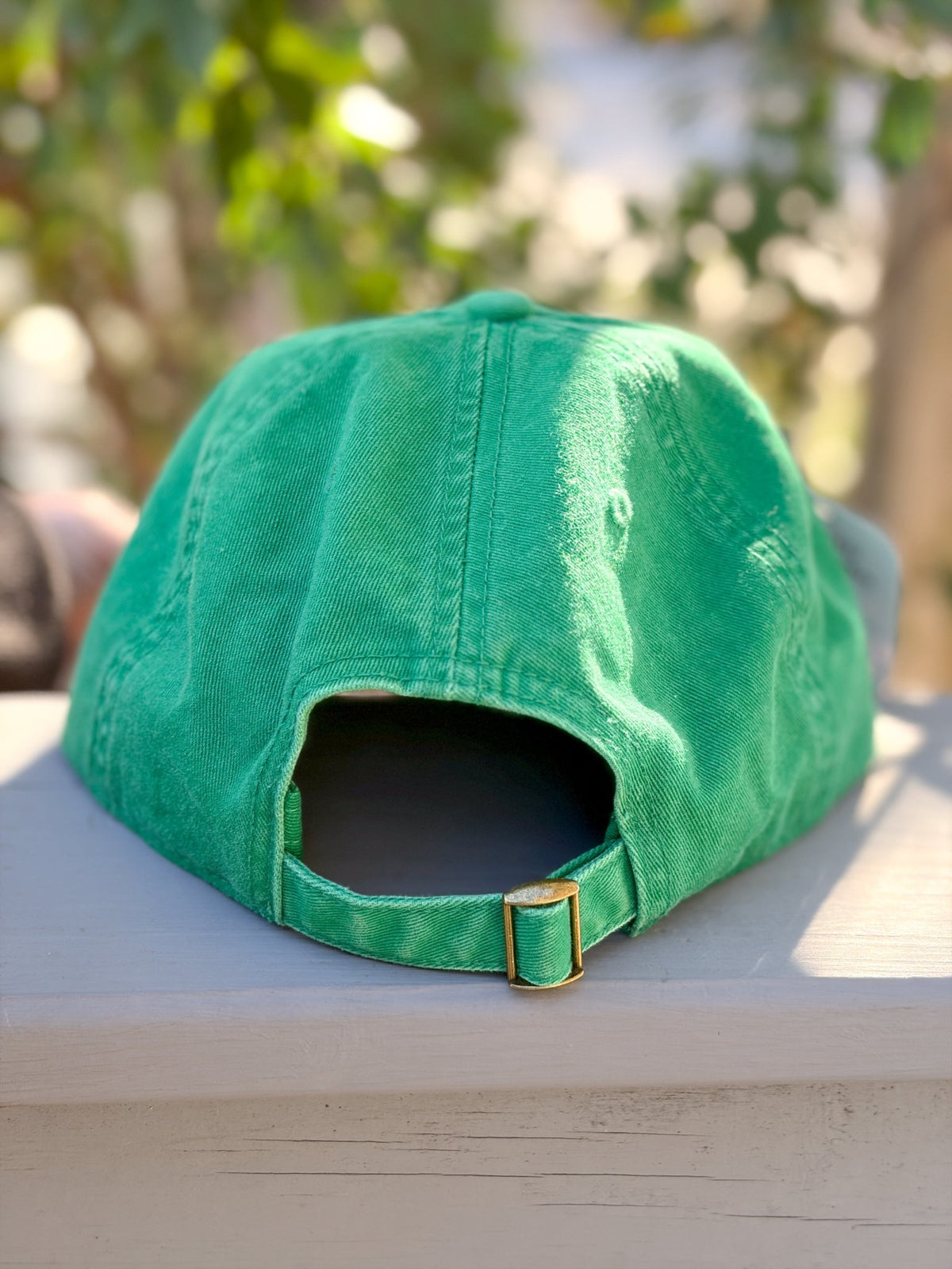 Rose & Lee Co APEX Arched Cotton Dad Hat, Green/Bright Rose Accessories