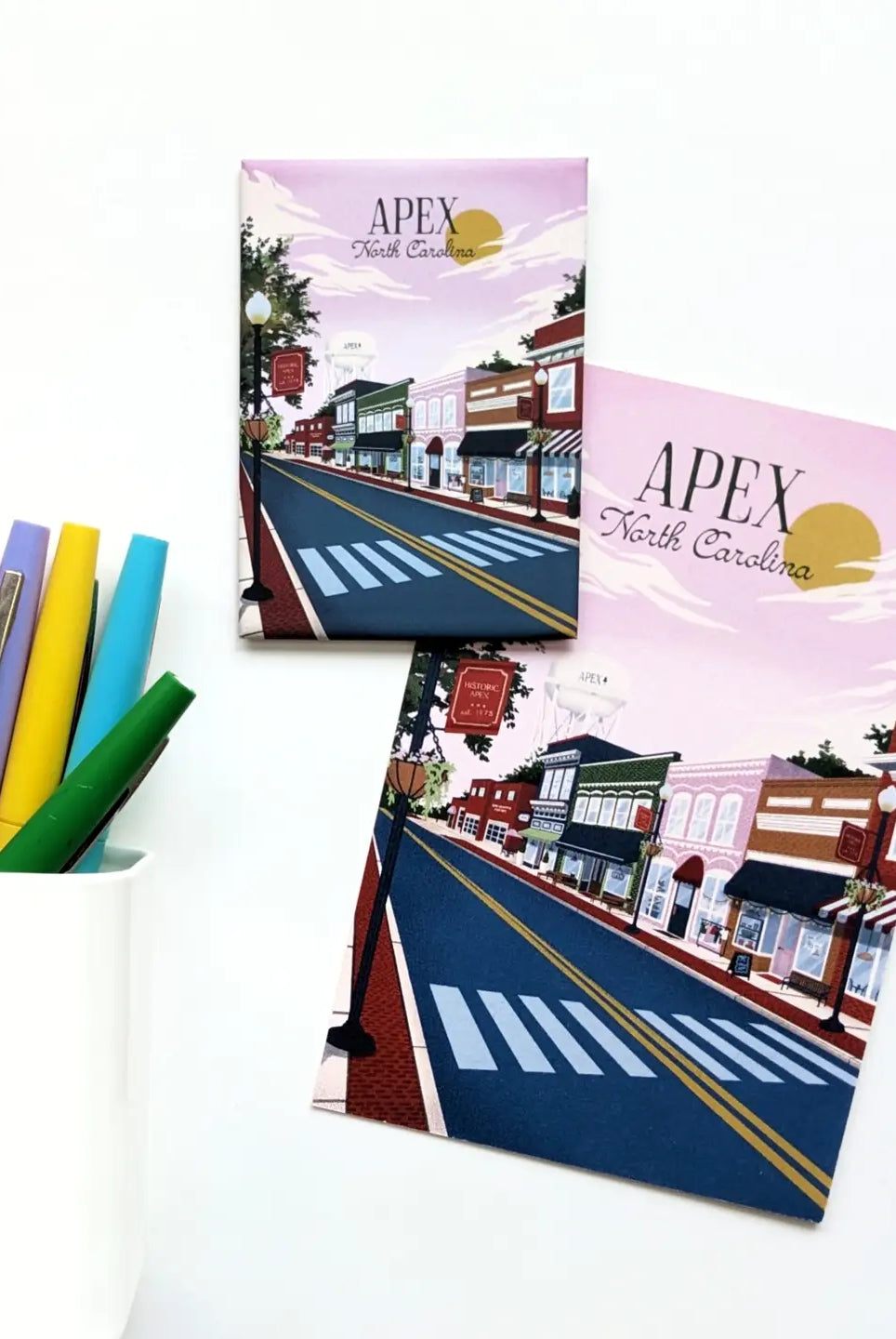 Rose & Lee Co Apex NC Magnet Stationery