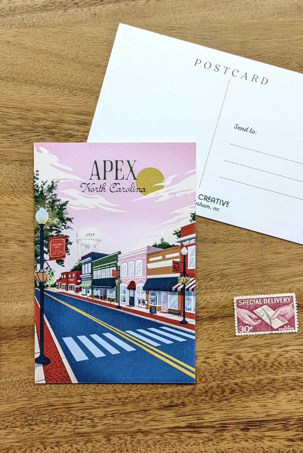 Rose & Lee Co Apex NC Luxe Postcard Stationery