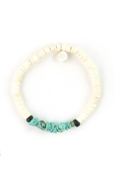 Rose & Lee Co Senja Gemstone Bracelet, Turquoise Bracelets