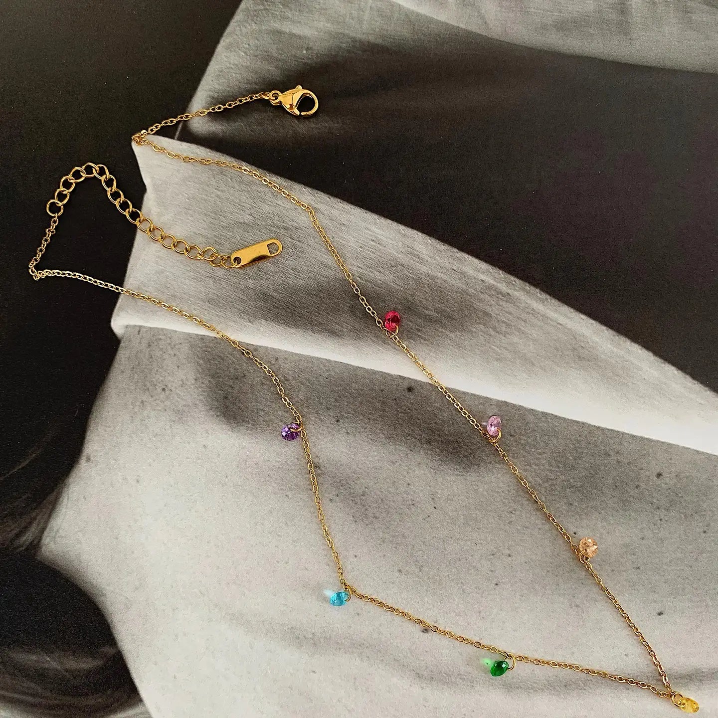 Colorful Gem Necklace