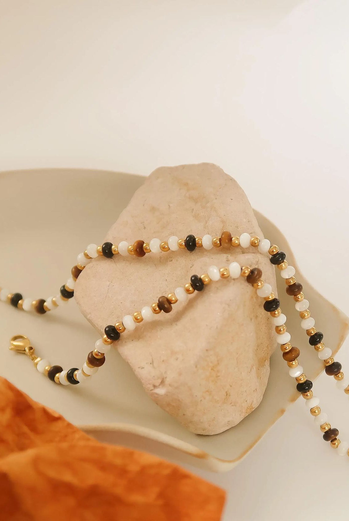 Rose & Lee Co Arrow Boho Beaded Necklace Necklaces