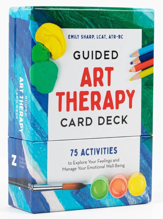 Rose & Lee Co Guided Art Therapy Card Deck Home & Gifts