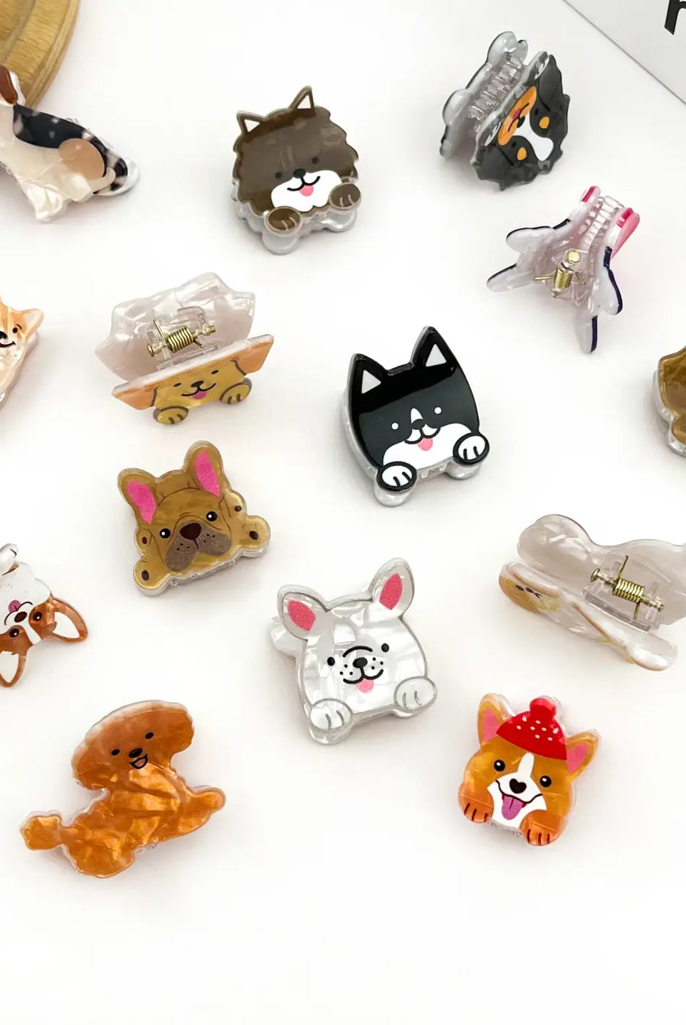 Rose & Lee Co Mini Dog Claw Clip, Assorted Accessories