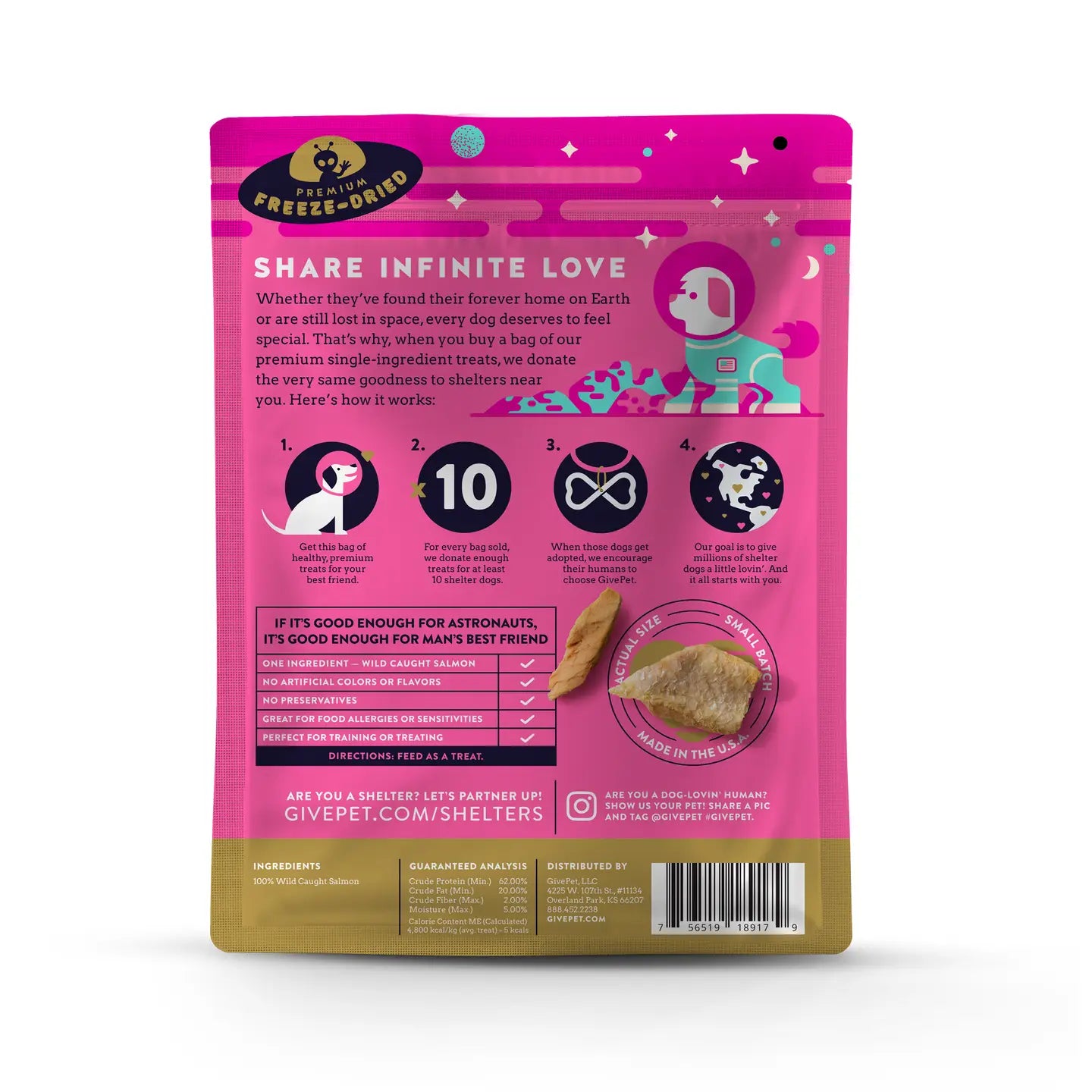 Salmon Freeze Dried Dog Treats