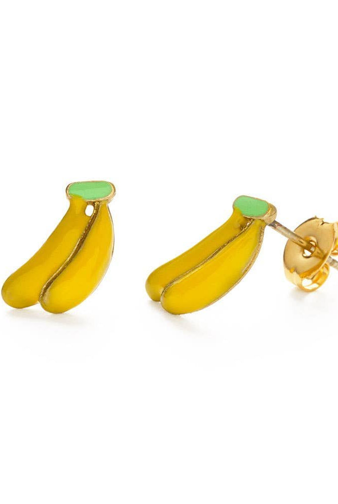 Rose & Lee Co Banana Stud Earrings Earrings