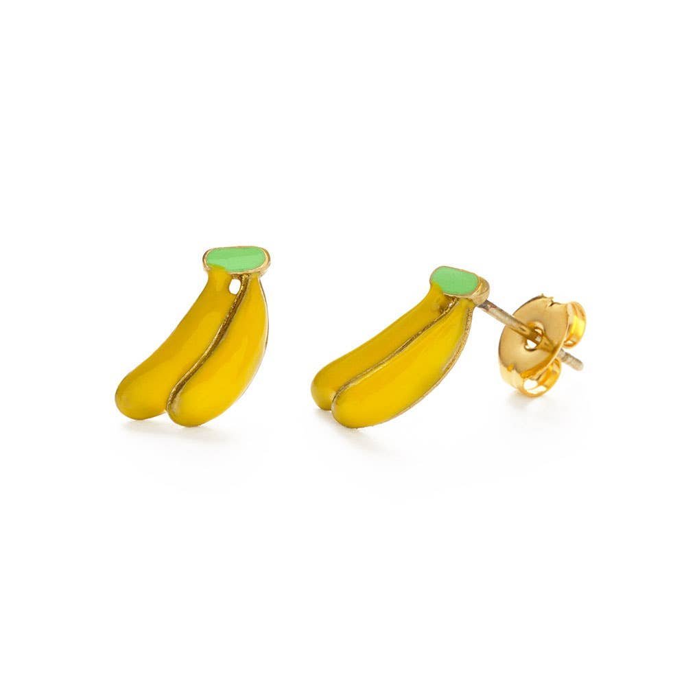 Rose & Lee Co Banana Stud Earrings Earrings