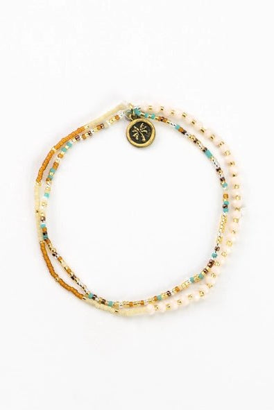 Rose & Lee Co Monte Carlo Bracelet, Beige Bracelets