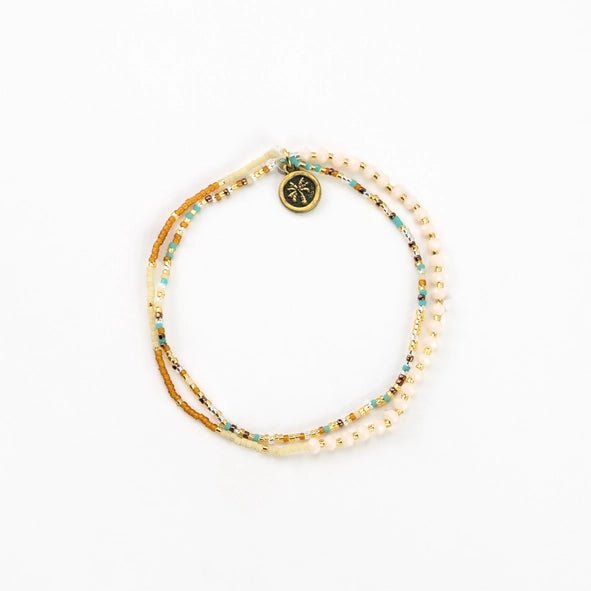Rose & Lee Co Monte Carlo Bracelet, Beige Bracelets