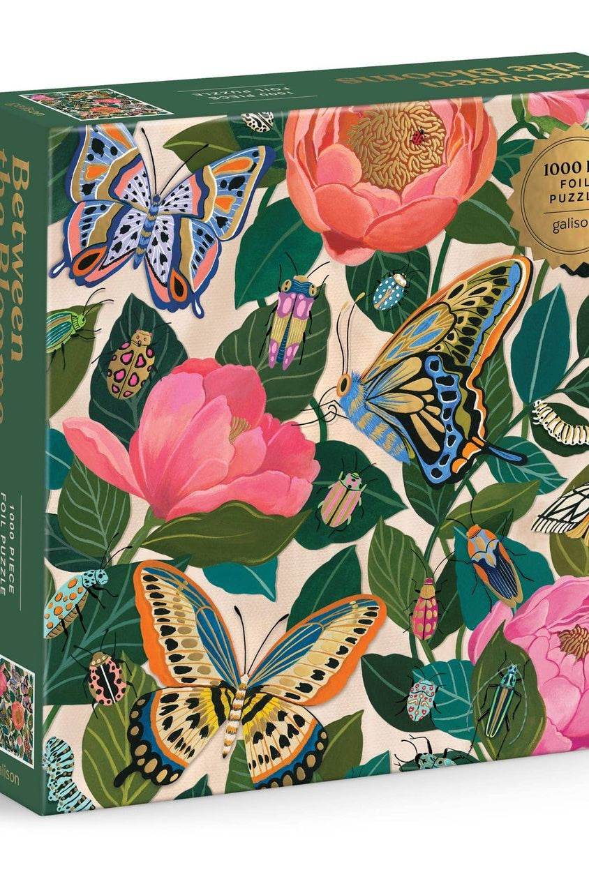 Rose & Lee Co 1000 Piece Foil Puzzle, Between The Blooms Home & Gifts