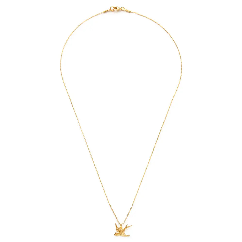 Gold Plated Bird Necklace