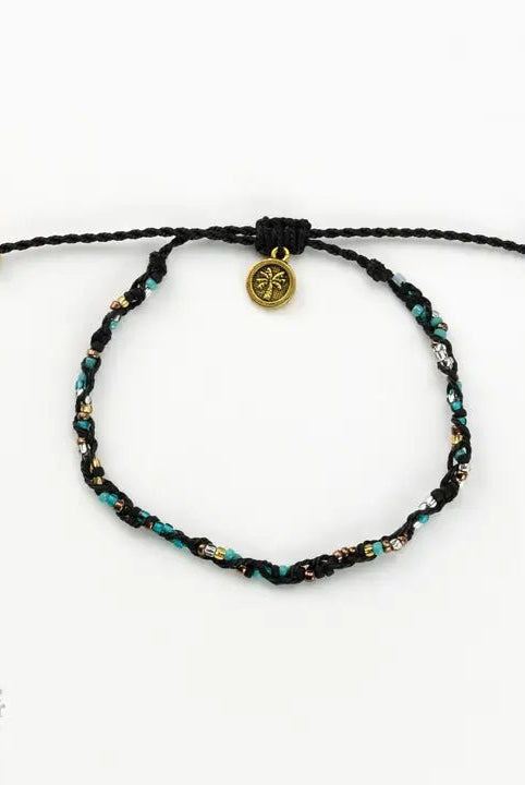 Rose & Lee Co Railay Beaded Bracelet, Black Bracelets