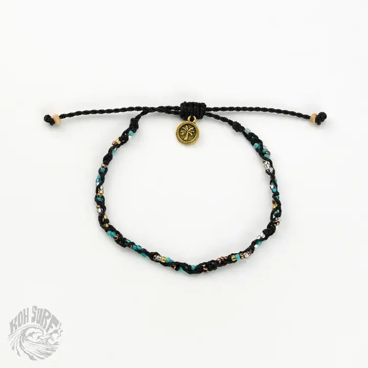 Rose & Lee Co Railay Beaded Bracelet, Black Bracelets