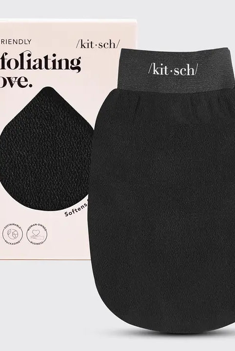 Rose & Lee Co Eco - Friendly Exfoliating Glove, Black Bath & Body