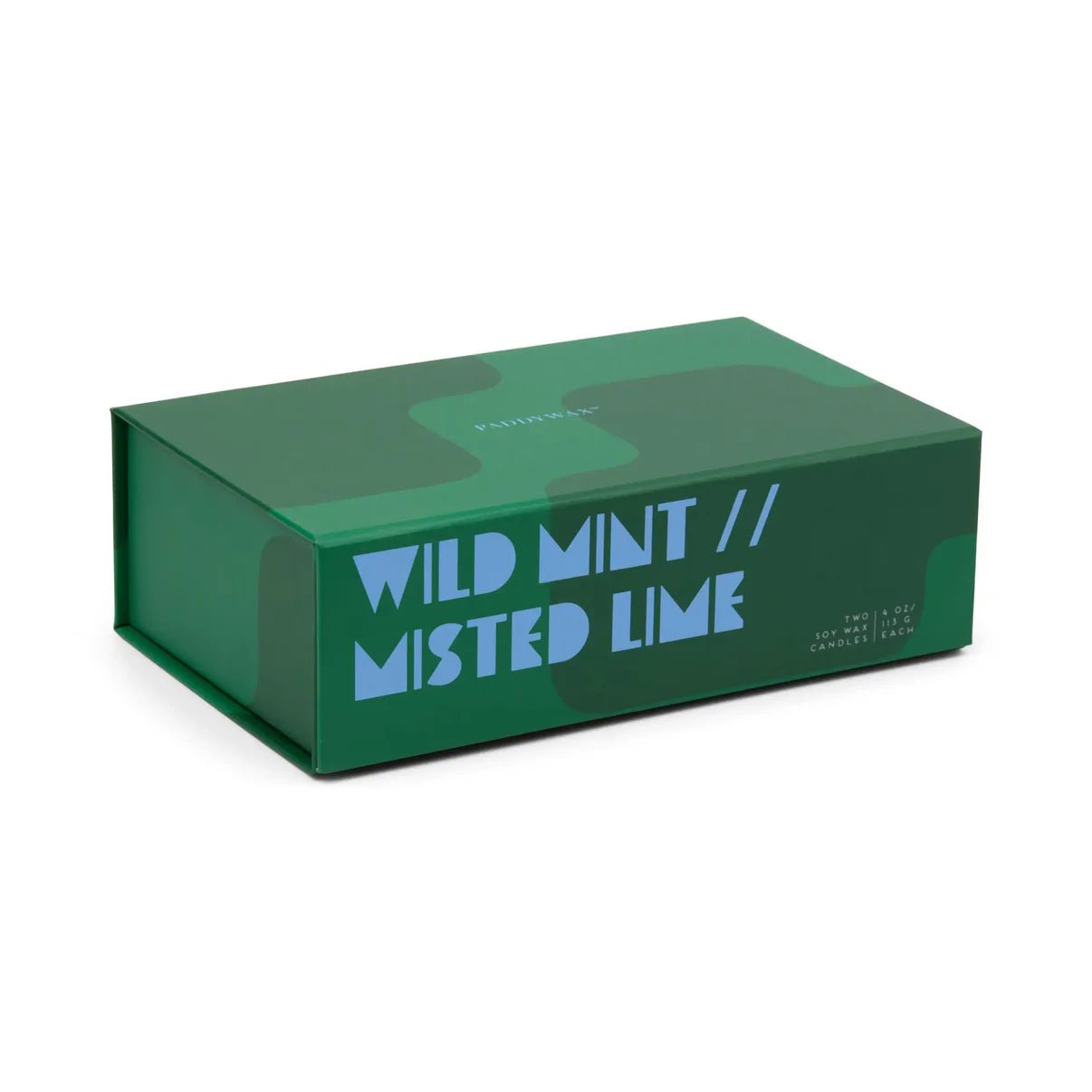 Rose & Lee Co Jigsaw Candle Set, Wild Mint & Misted Lime Candles