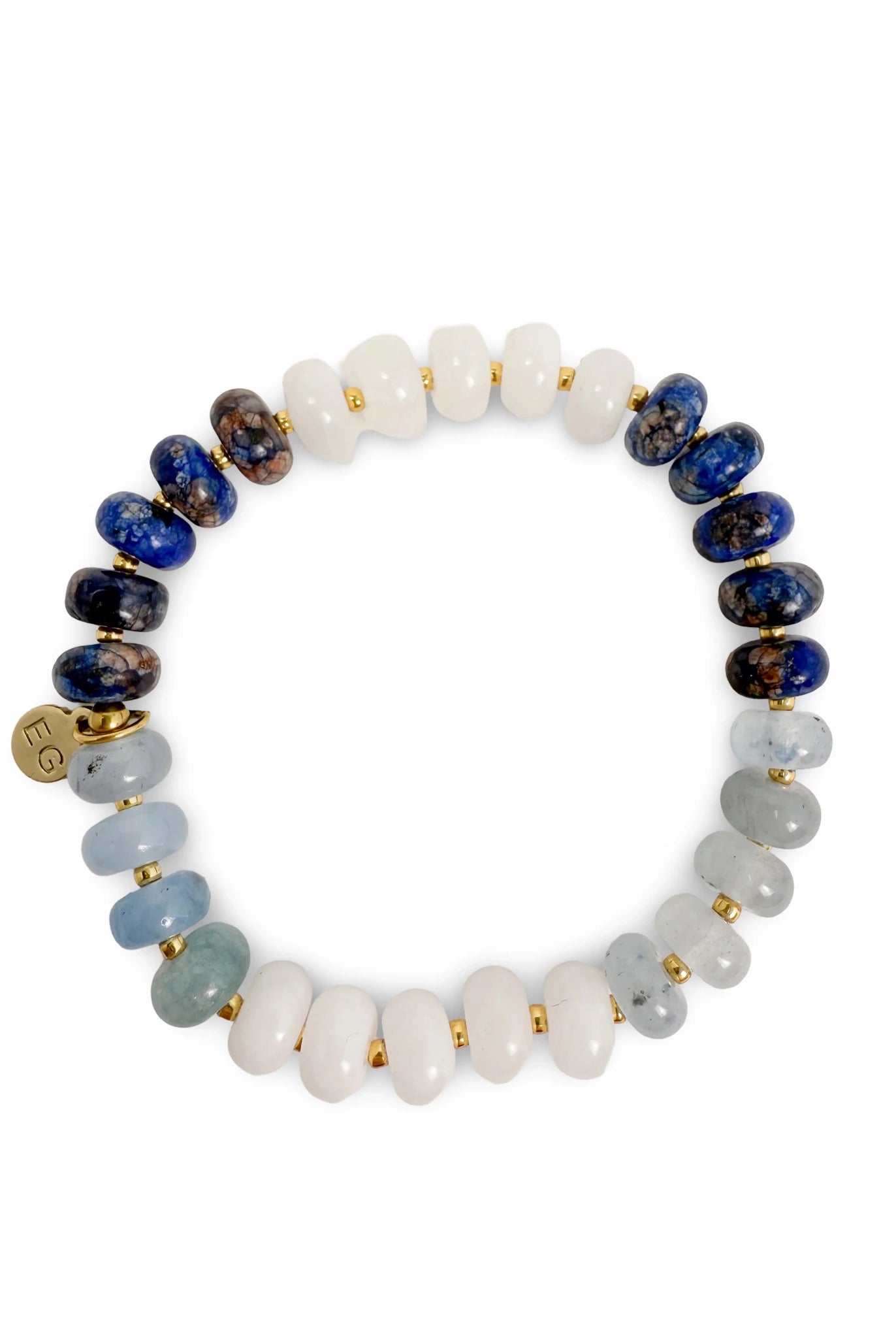Rose & Lee Co Rondelle Gemstone Beaded Bracelet, Pacific Bracelets