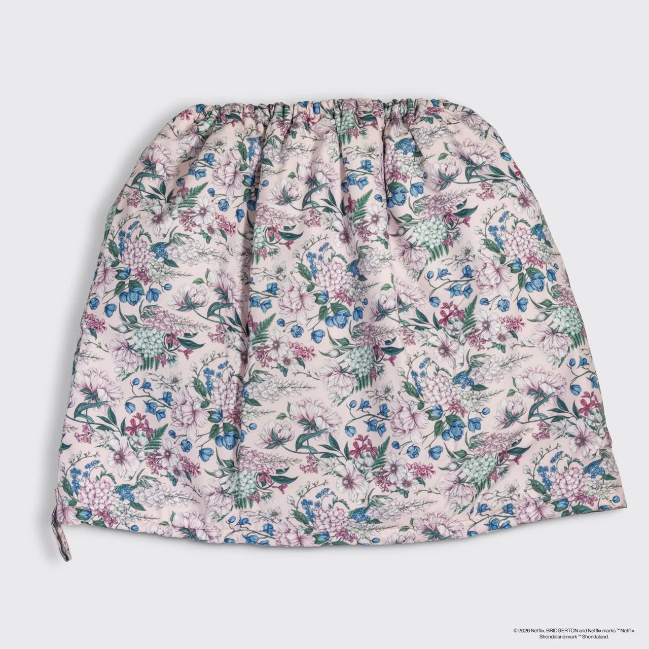 Rose & Lee Co Bridgerton x Kitsch Satin Flexi Shower Cap, Wisteria Accessories