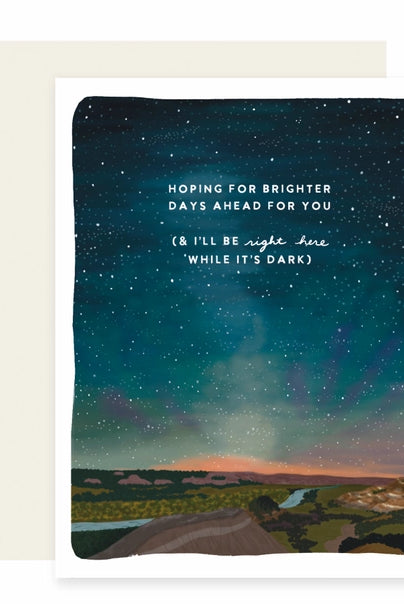 brighter days sympathy card ethical boutique apex nc