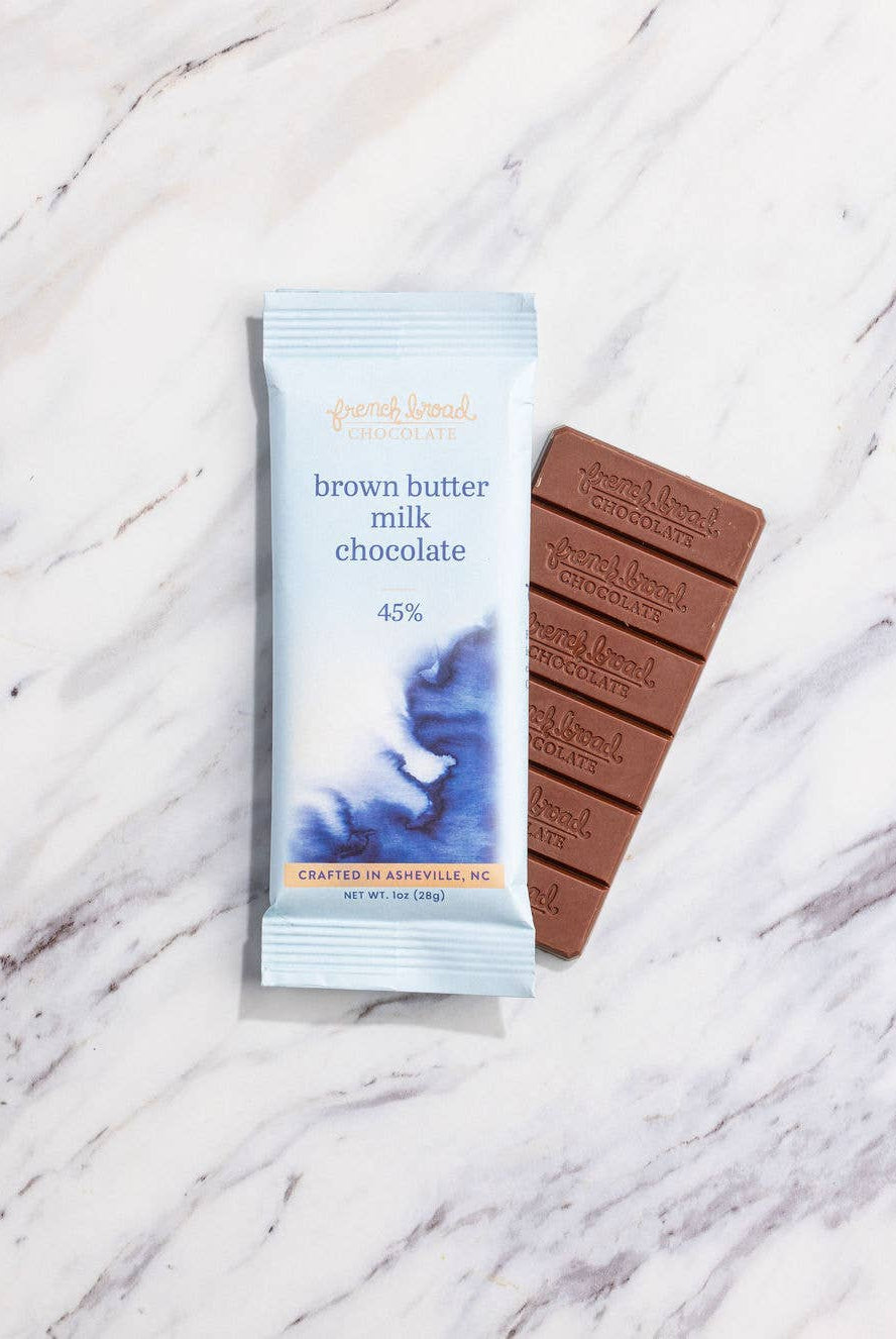 Rose & Lee Co Brown Butter Milk Chocolate 45%, 28g Food & Drink