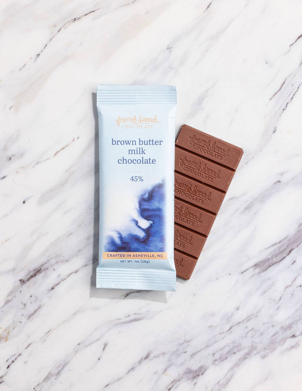 Rose & Lee Co Brown Butter Milk Chocolate 45%, 28g Food & Drink