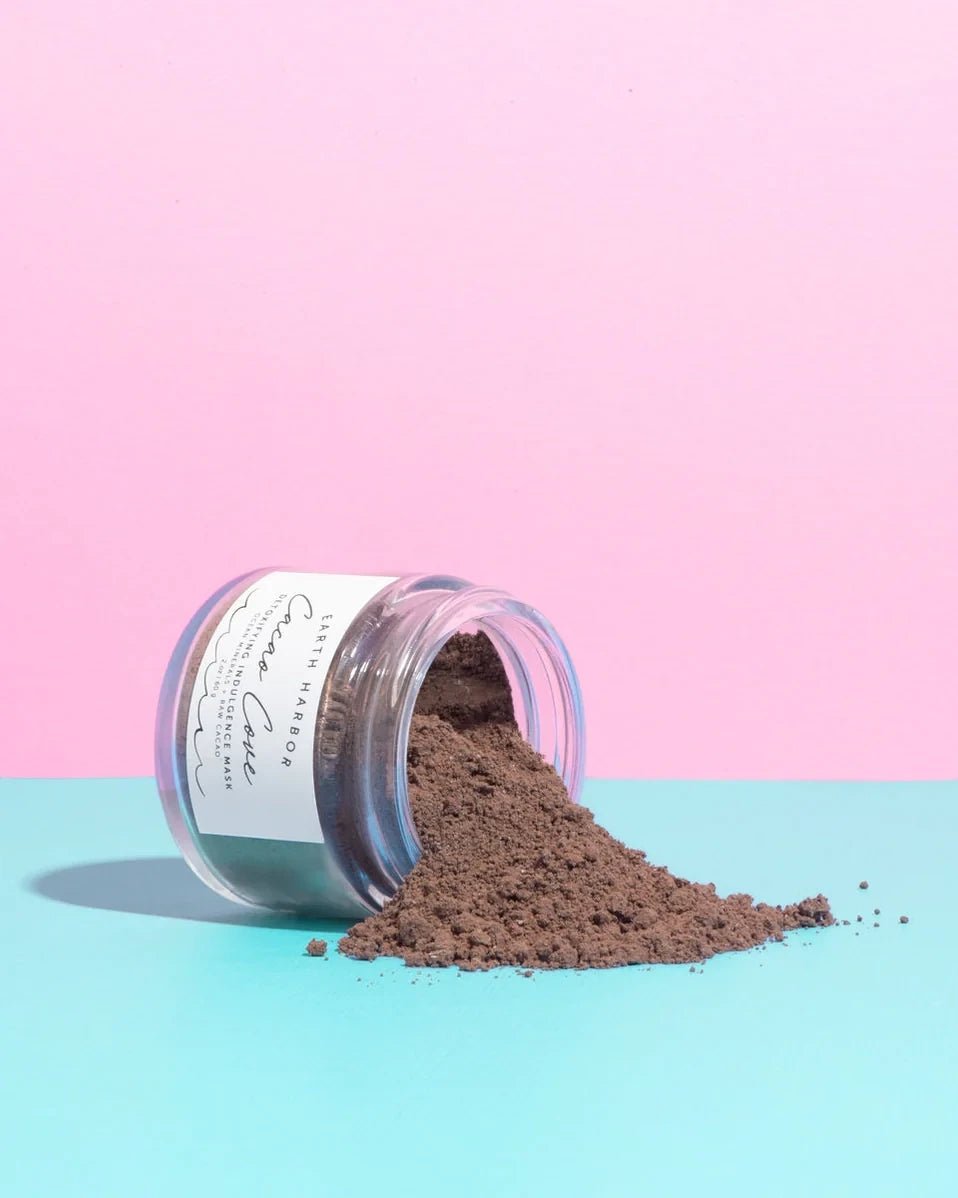 Rose & Lee Co Cacao Cove Vitamin C Detox Mask, Ocean Minerals + Raw Cacao Bath & Body