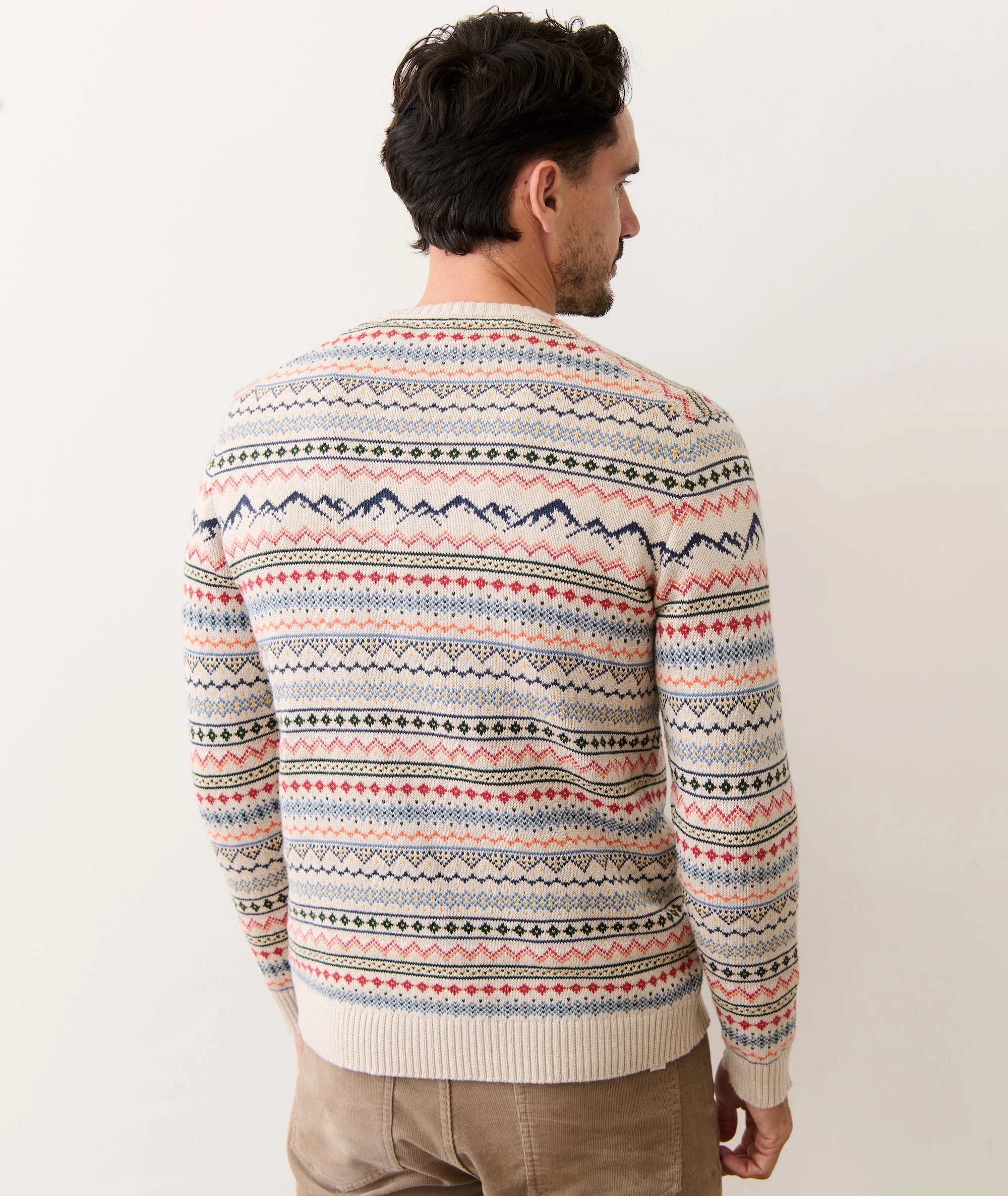 Multi Colored Fair Isle Sweater