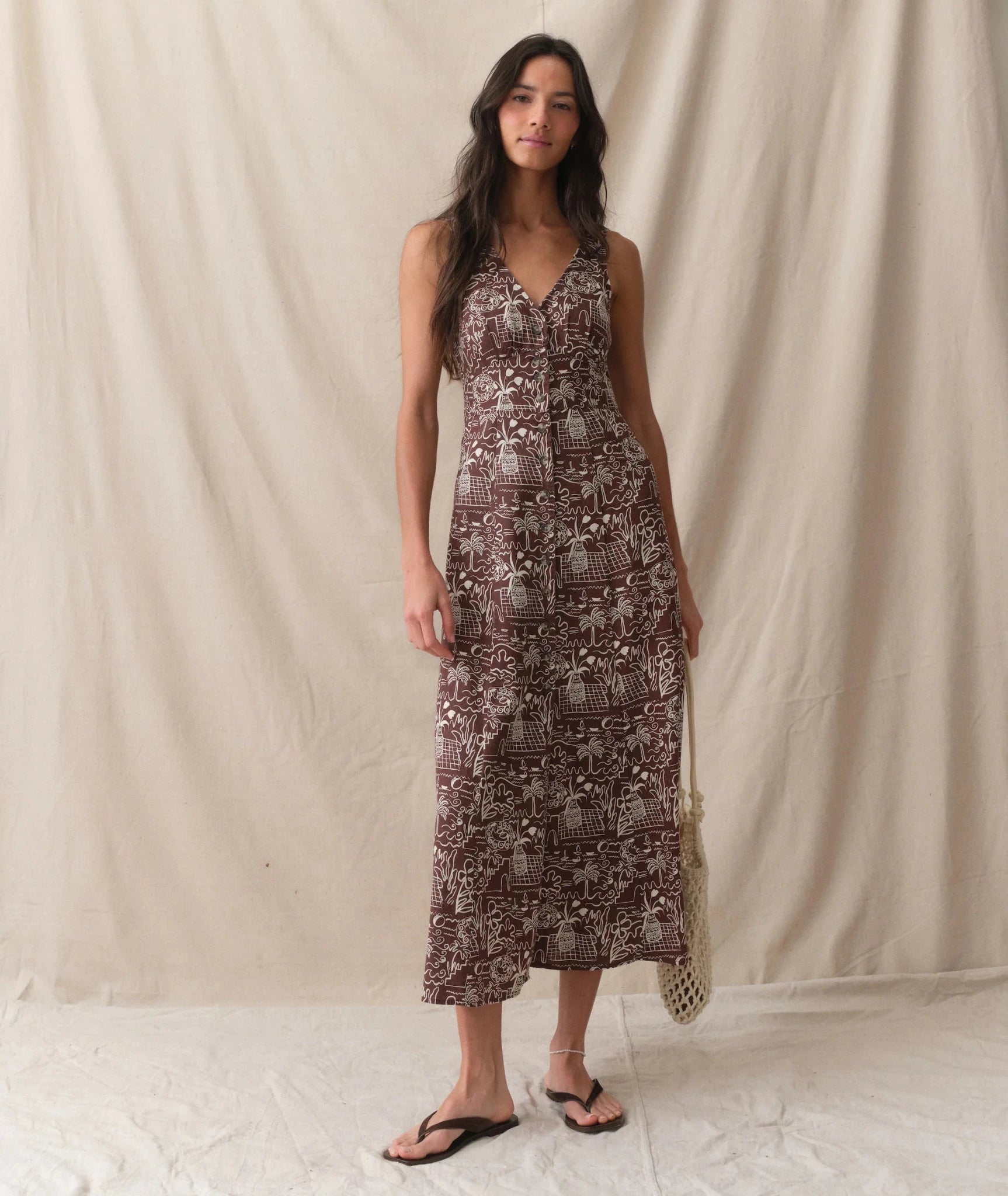 Rose & Lee Co Camila Dress, Flores by Marine Layer Casual Dresses