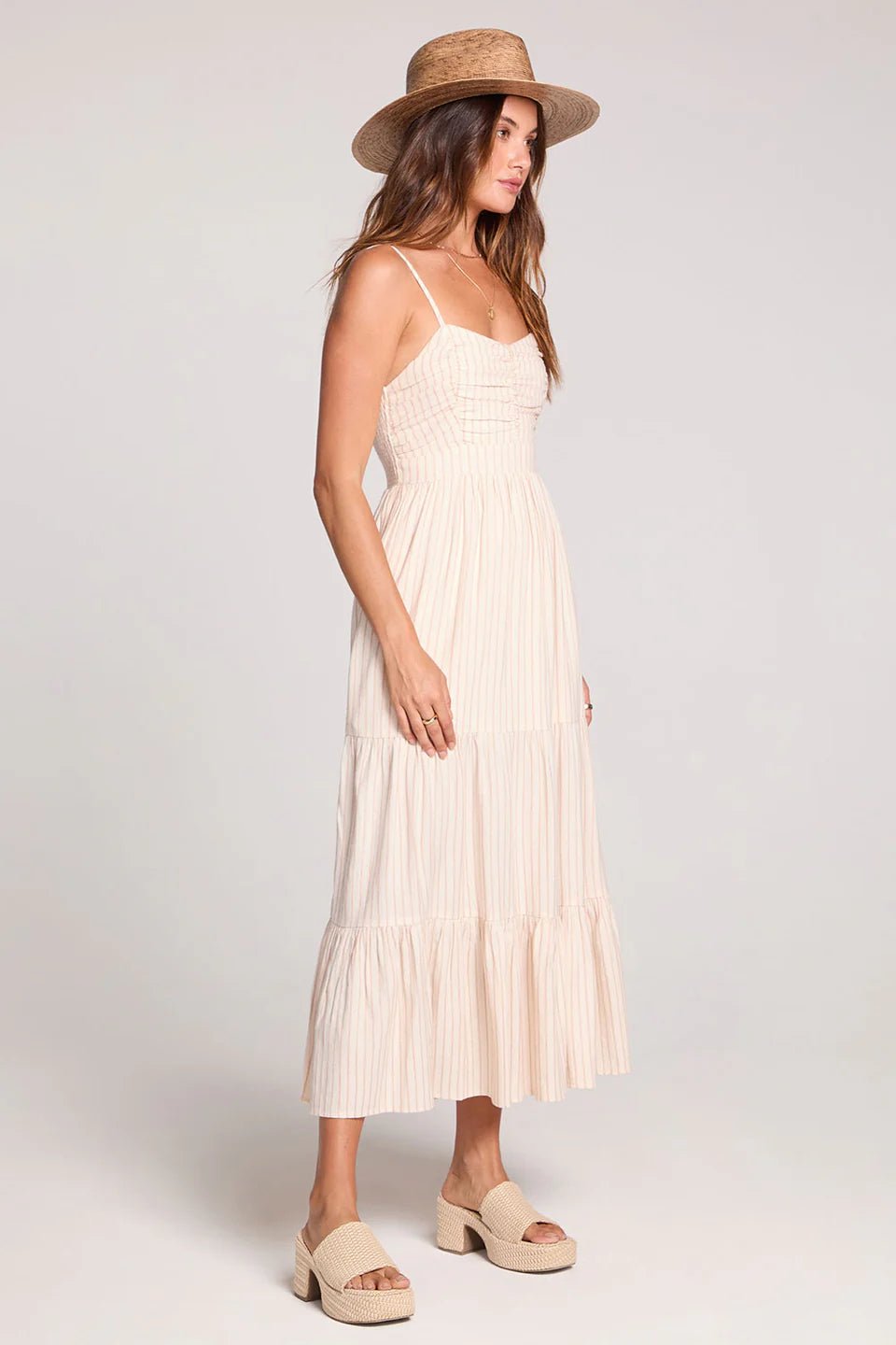 Rose & Lee Co Camrie Dress, Sand Casual Dresses