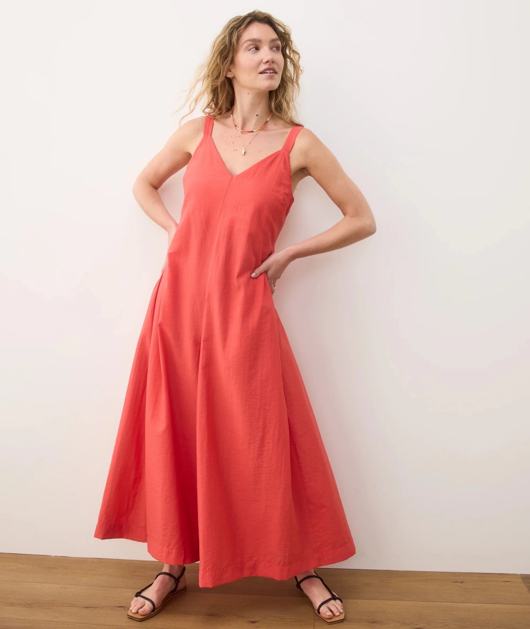 Rose & Lee Co Cari Jumpsuit, Hibiscus by Marine Layer unknown