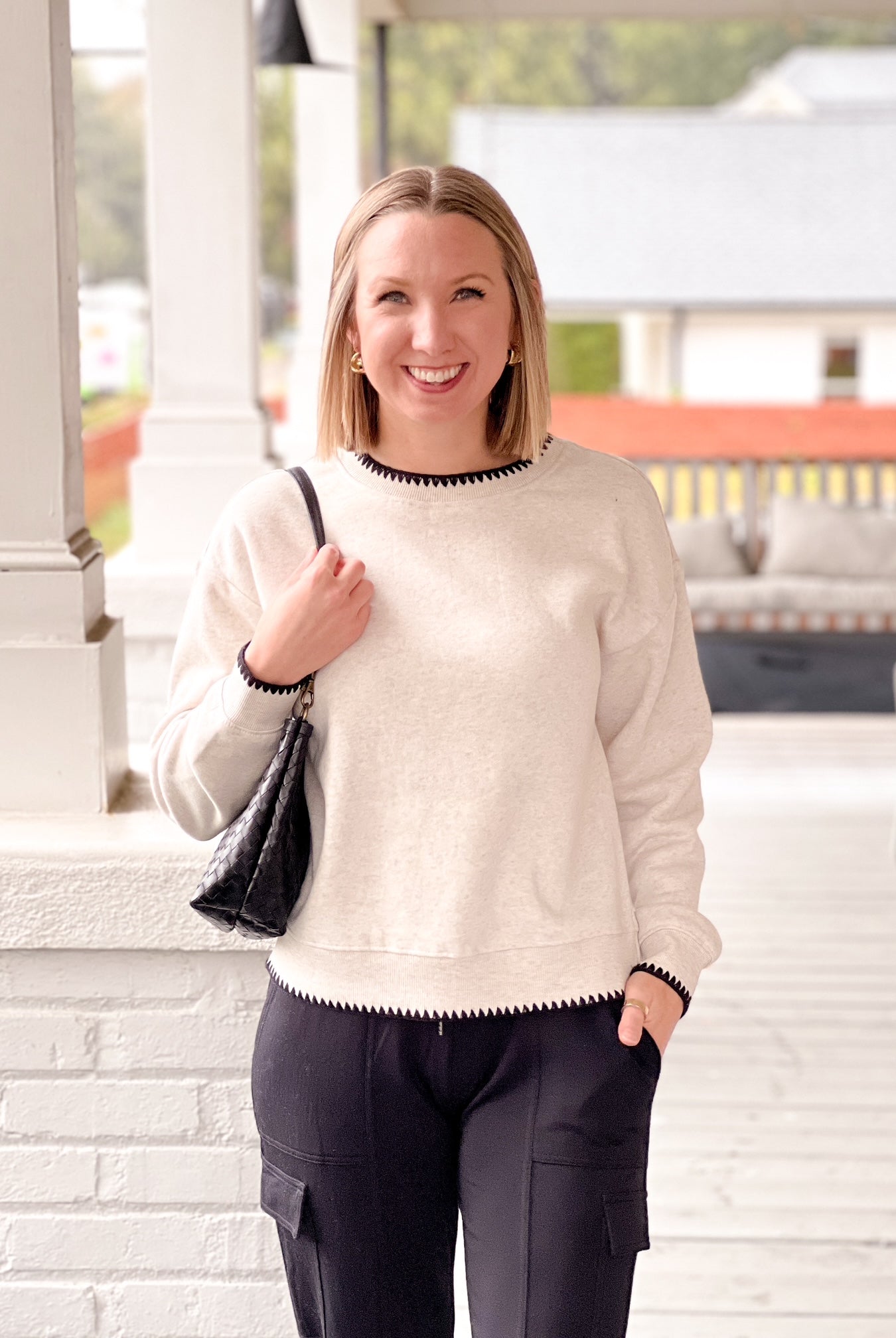 Heather Grey Long Sleeve Pullover