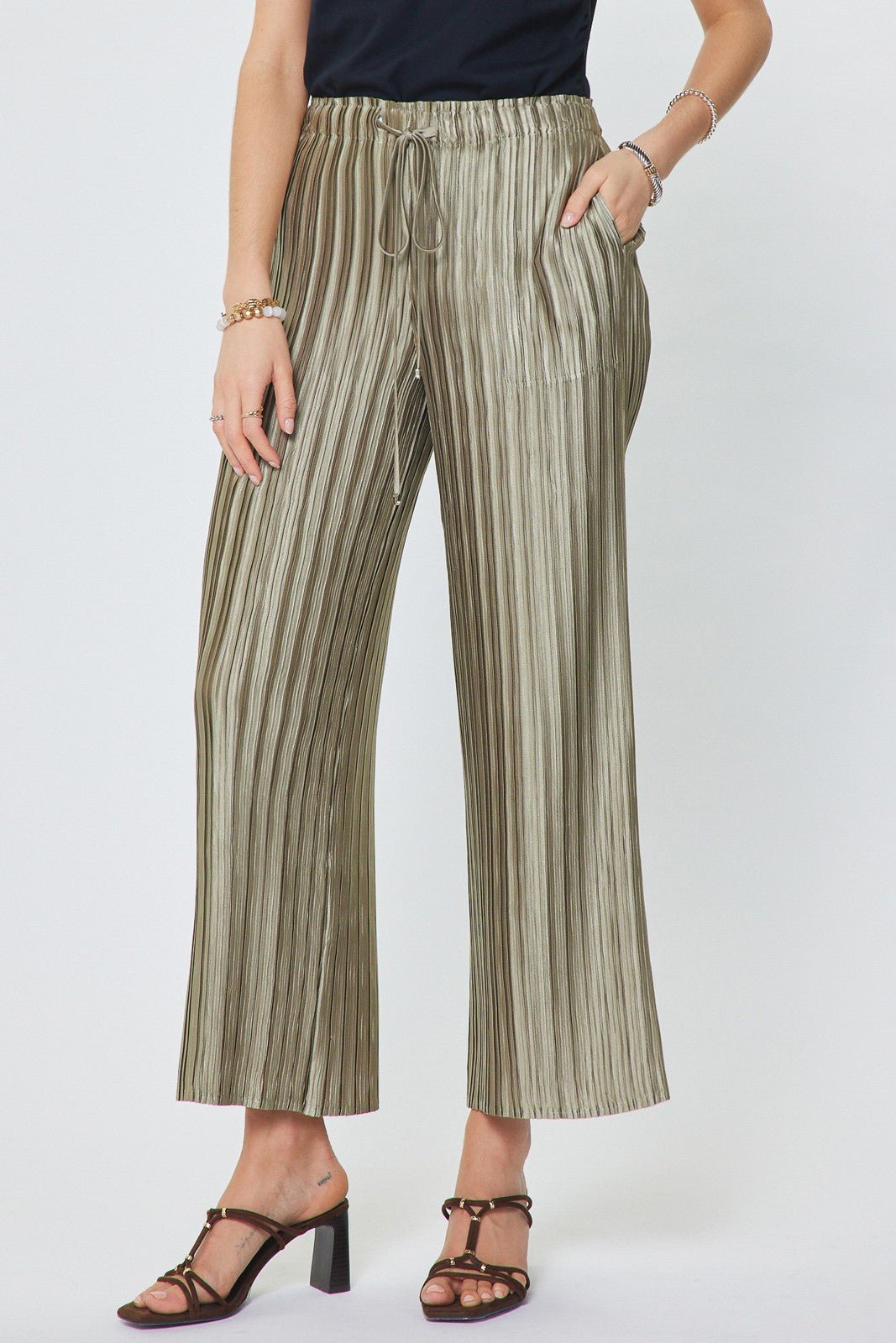 Rose & Lee Co Cassie Pants, Soft Olive Pants