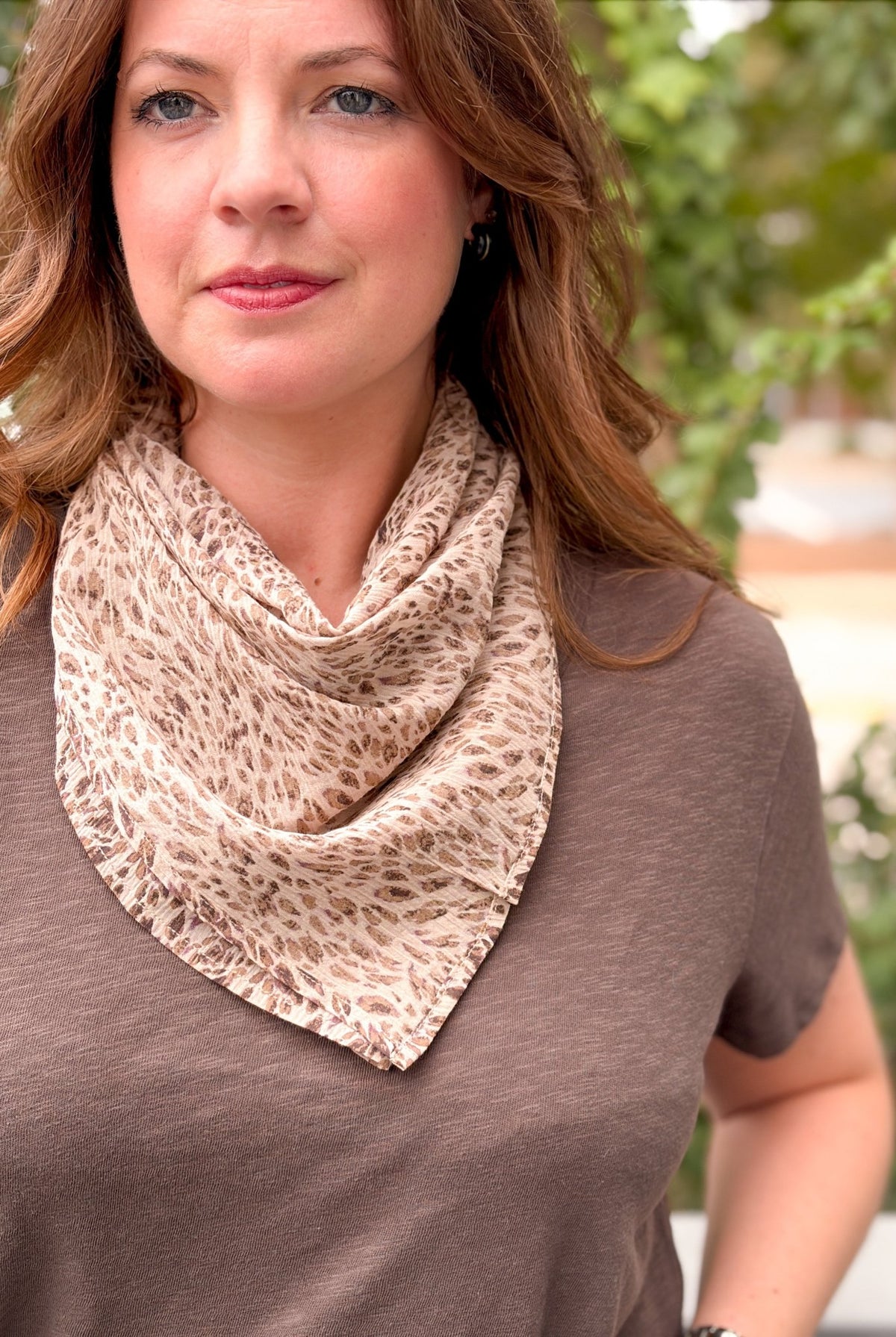 Rose & Lee Co Gauze Bandana Scarf, Catwalk Accessories