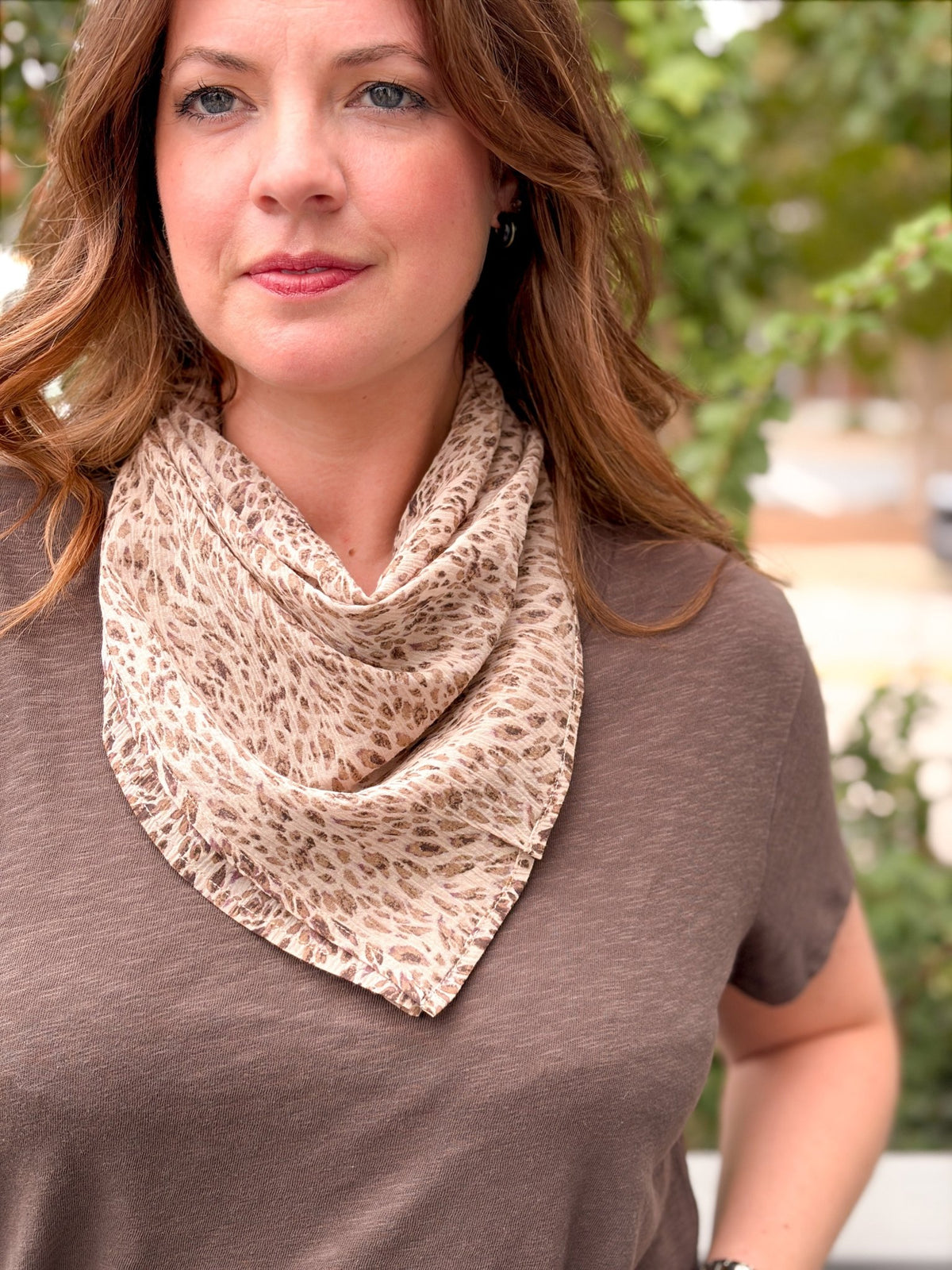 Rose & Lee Co Gauze Bandana Scarf, Catwalk Accessories