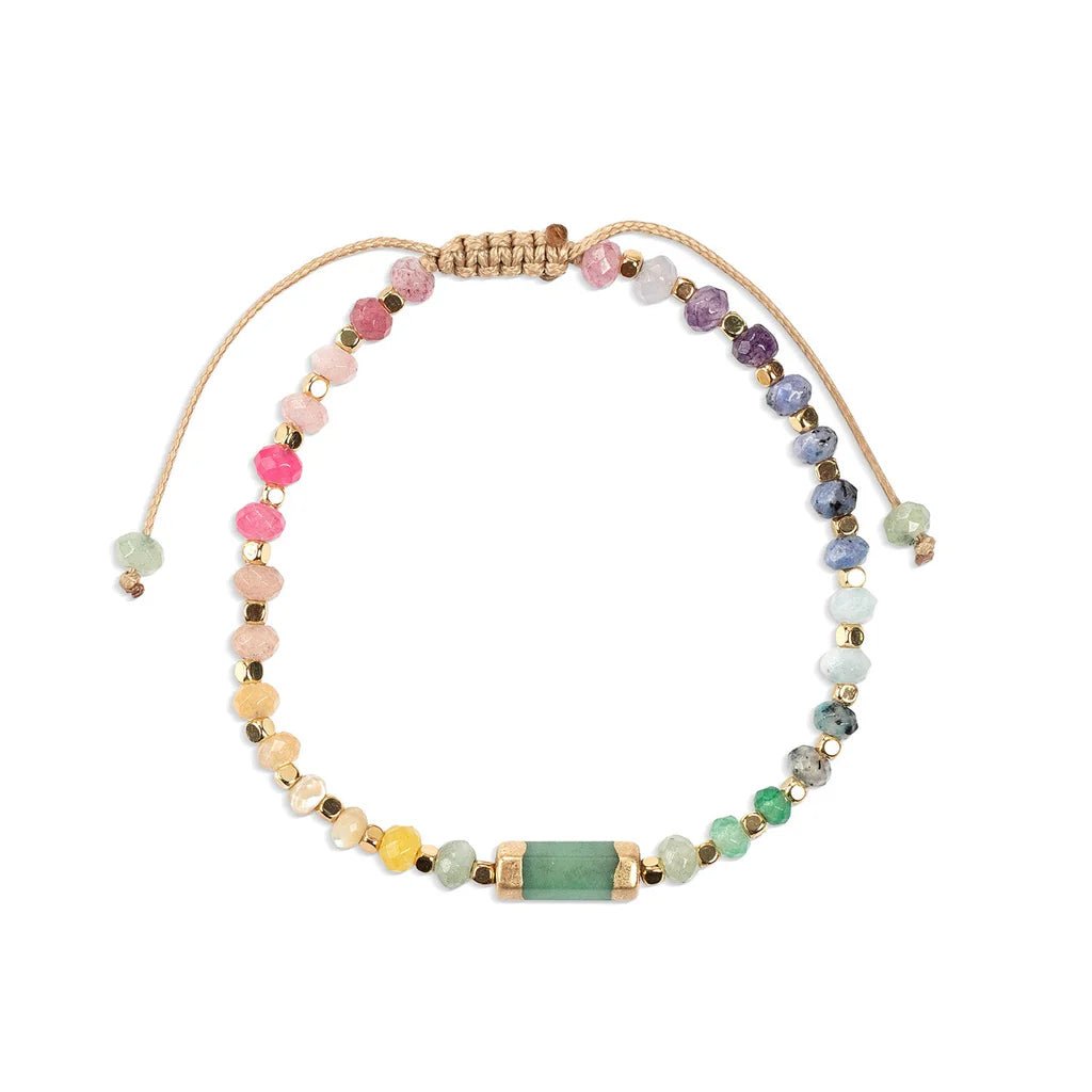 Rose & Lee Co Chakra Glow Bracelet, Joy/Heart/Gold Bracelets
