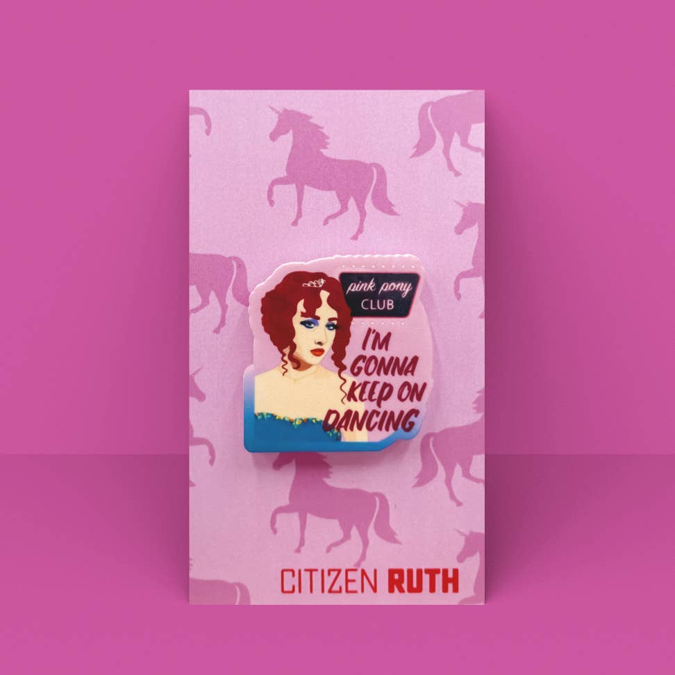 Chappell Roan Pink Pony Club Acrylic Pin