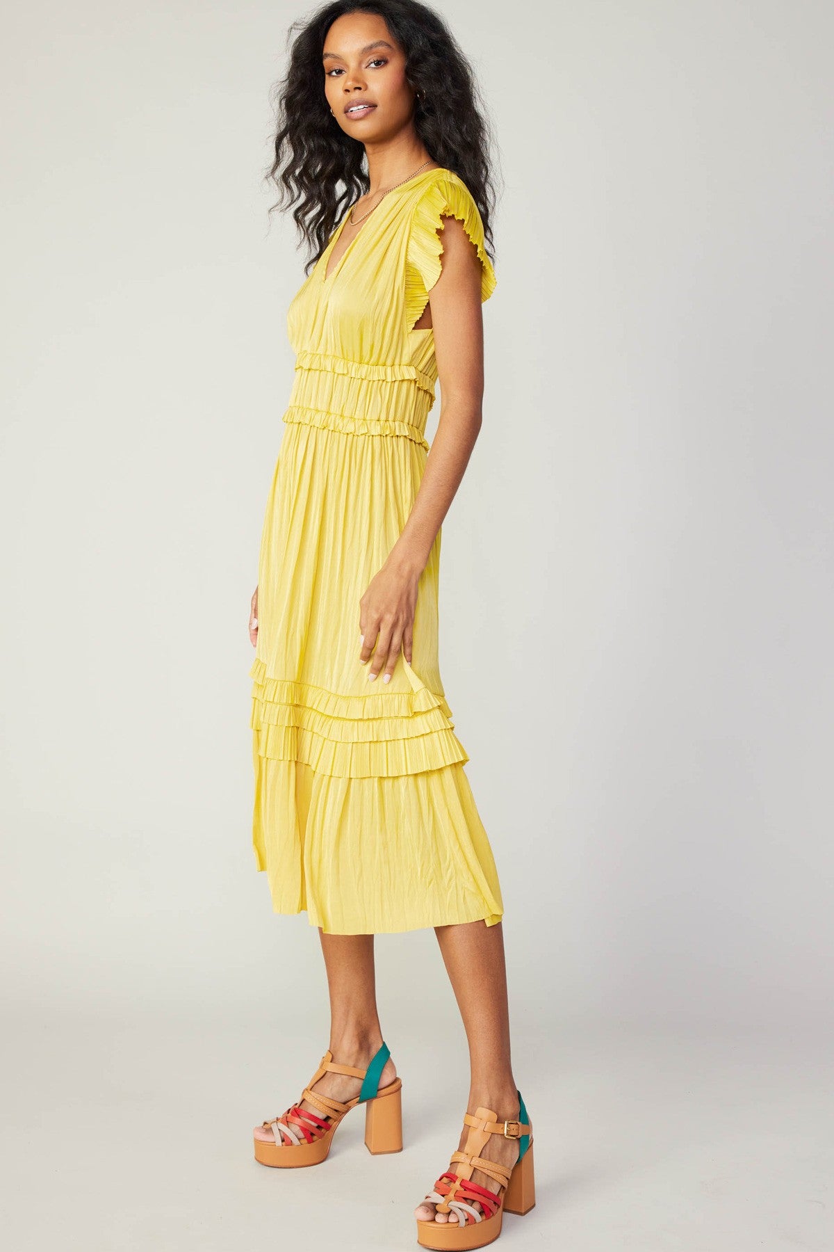 Rose & Lee Co Charlie Dress, Sunny Yellow Event Dress