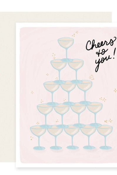 Rose & Lee Co Cheers to You Card Stationery