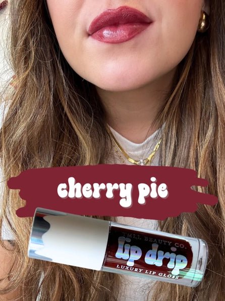 Rose & Lee Co Lip Drip Luxury Gloss, Cherry Pie Bath & Body