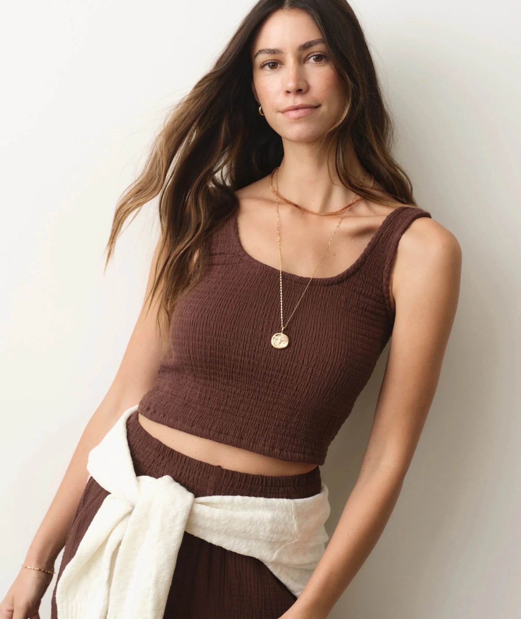 Rose & Lee Co Coralina Tank, Chocolate by Marine Layer Tanks