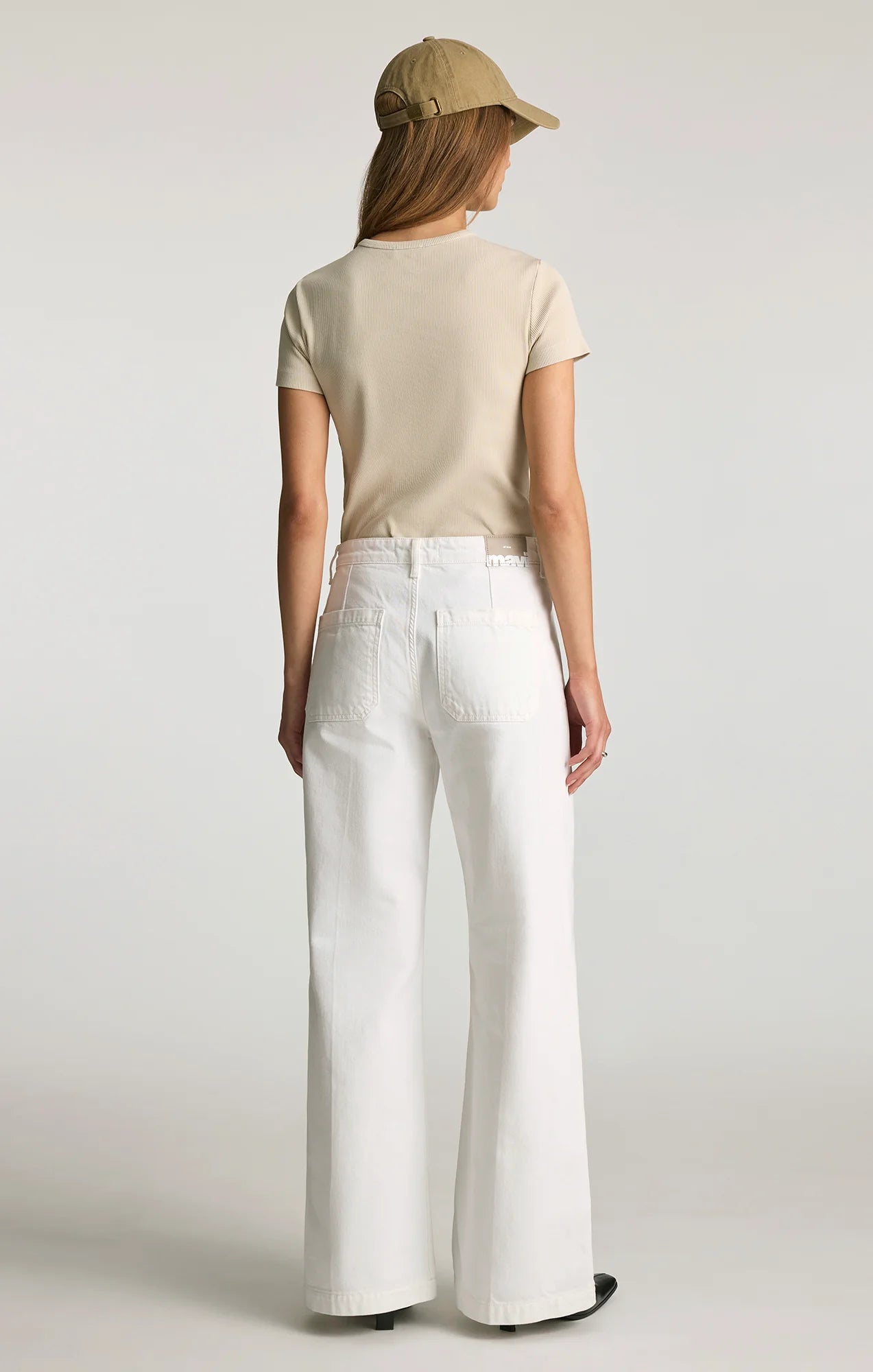 Rose & Lee Co Christine Jeans, White by Mavi Jeans Denim