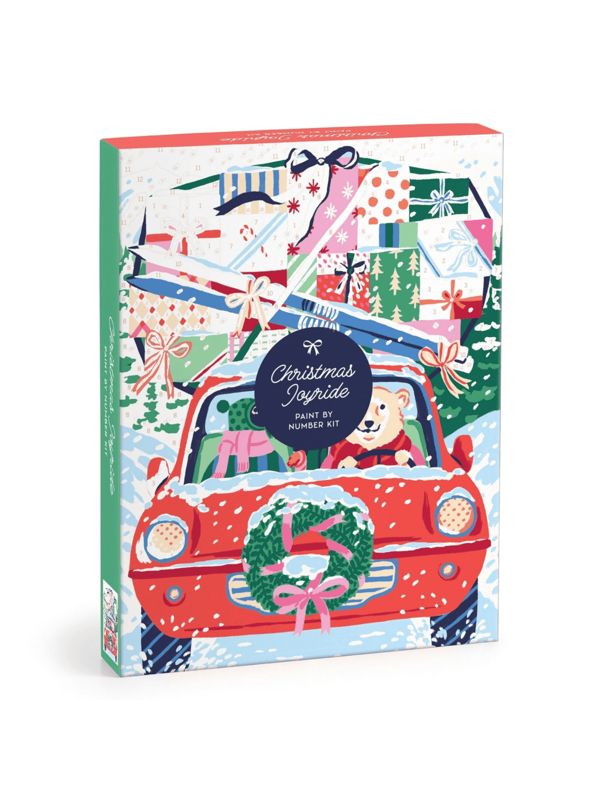 Rose & Lee Co Paint by Number Kit, Christmas Joyride Home & Gifts