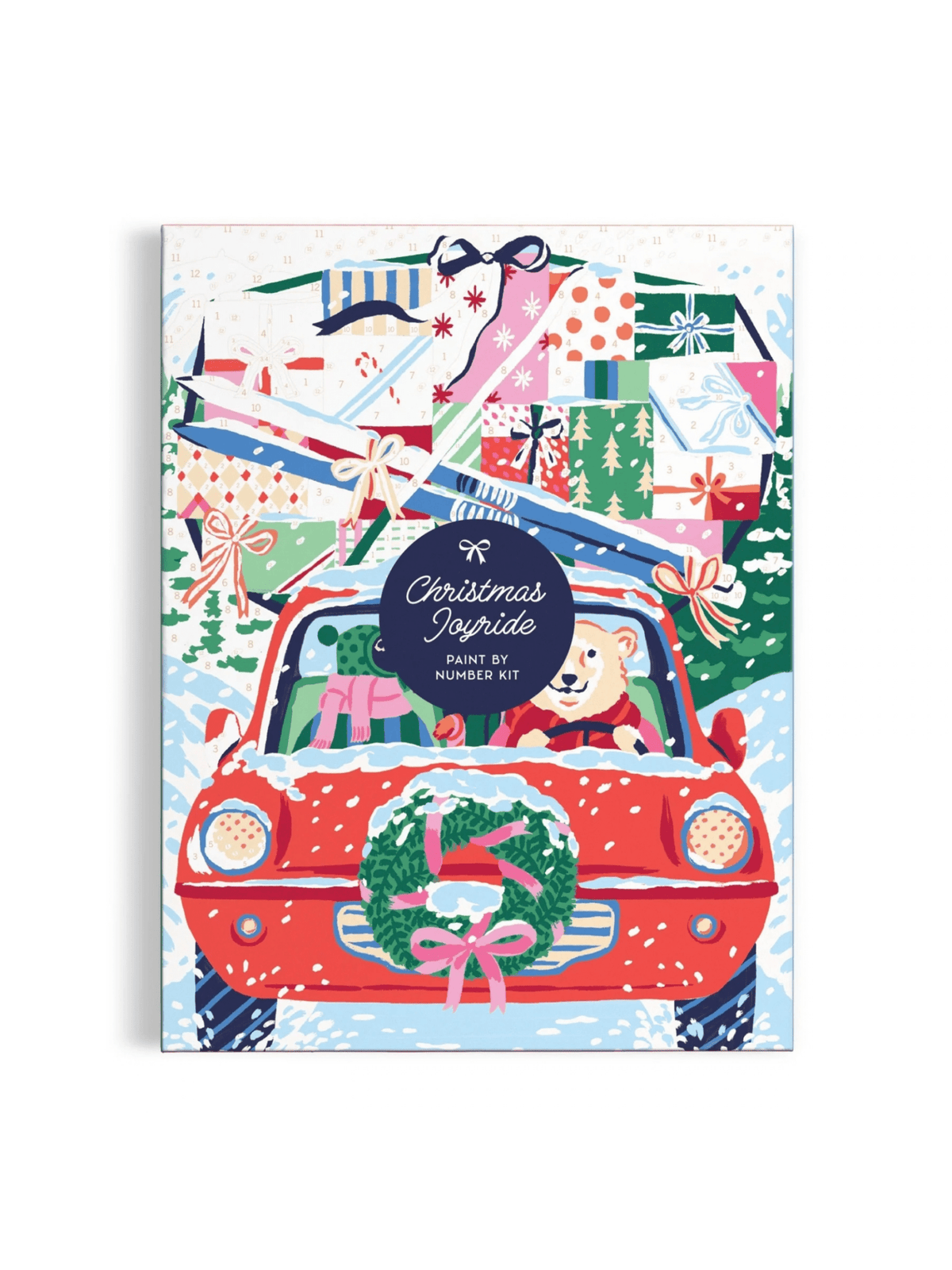 Rose & Lee Co Paint by Number Kit, Christmas Joyride Home & Gifts