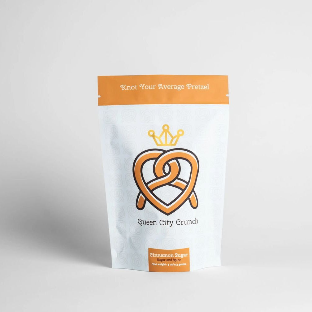 Rose & Lee Co Pretzel Snack Bag, Cinnamon Sugar Food & Drink