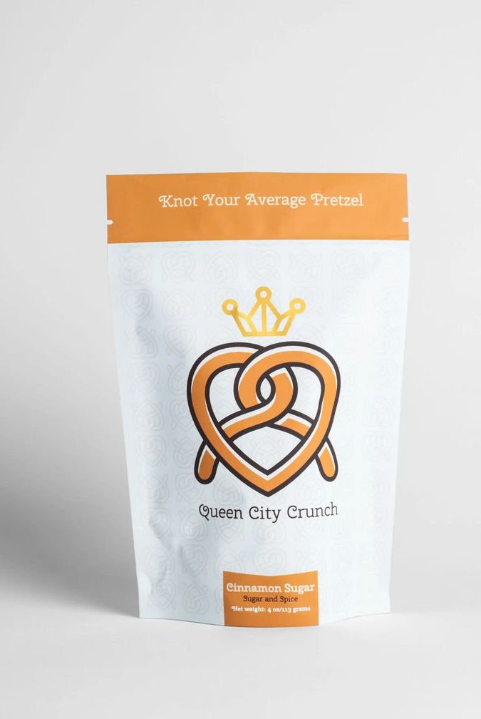 Rose & Lee Co Pretzel Snack Bag, Cinnamon Sugar Food & Drink